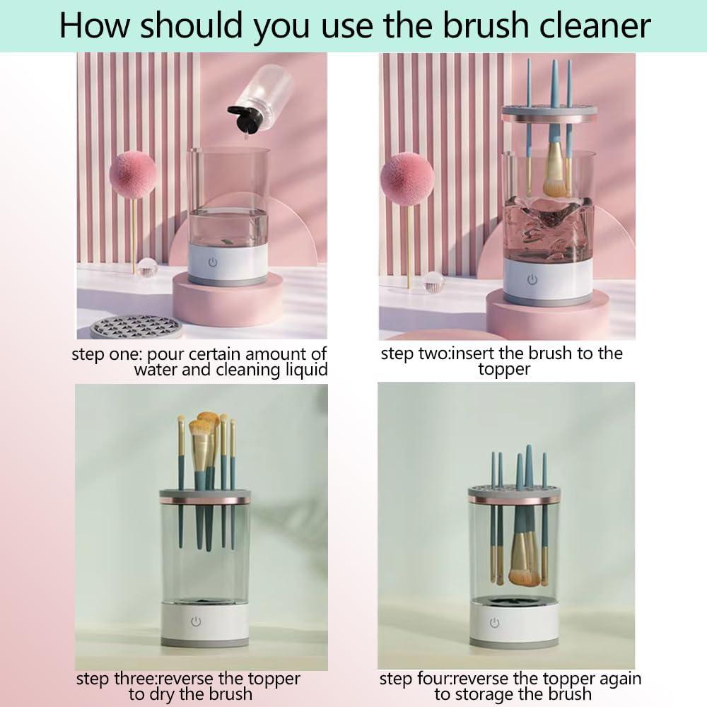 • Makeup brush cleaner